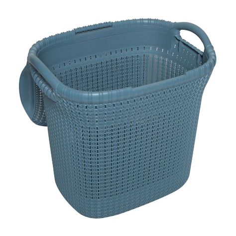 Cesto Canasto Para Ropa Khipu 40 Litros Con Tapa-1