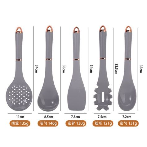 Juego De Utensilios De Cocina De 6 Piezas Con Base Giratoria-1