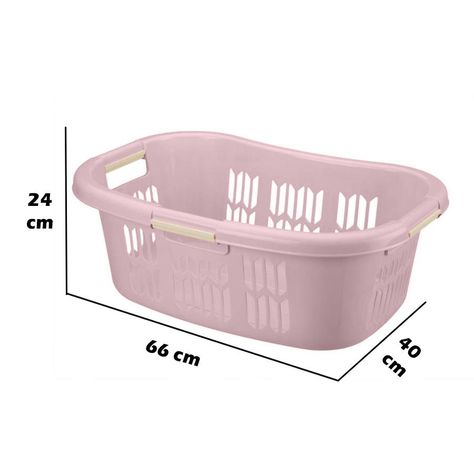 Cesto Canasto De Ropa Anatomico 40l Antes/después Del Lavado-1
