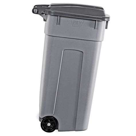 Basurero Papelero Contenedor 93l Con Tapa-1