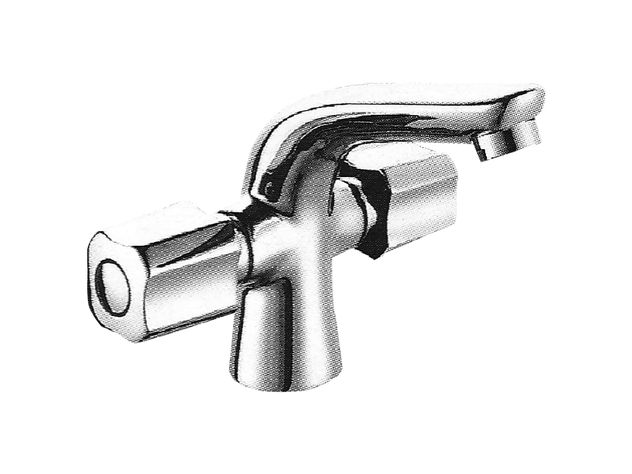 Monoblock Grifo Llave Para Lavatorio Lavamano Modelo Novella-0