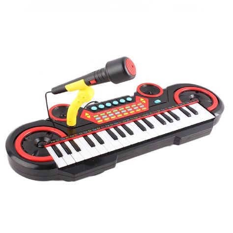 Teclado juguete infantil con microfono-2