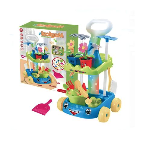 Set didactico infantil jardinera con luz y sonido-2