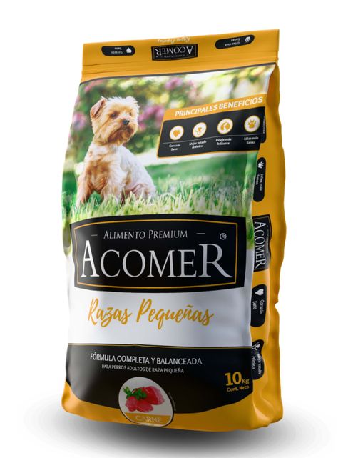 Alimento Acomer perro Adulto razas pequeñas 10kg-0