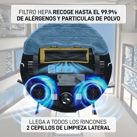 Robot Aspiradora y Trapeadora Osoji DUO D990-4