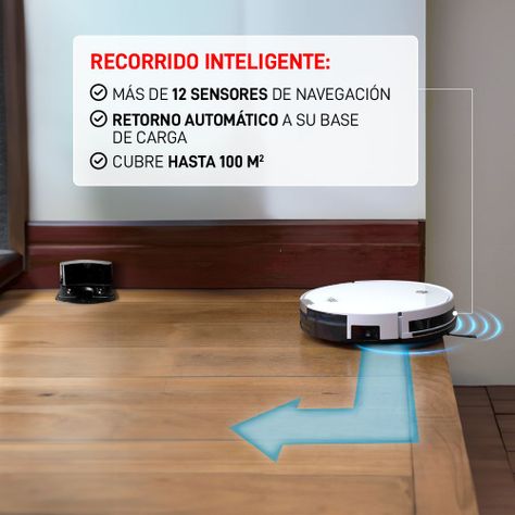 Robot Aspiradora y Trapeadora Osoji DUO D990-7