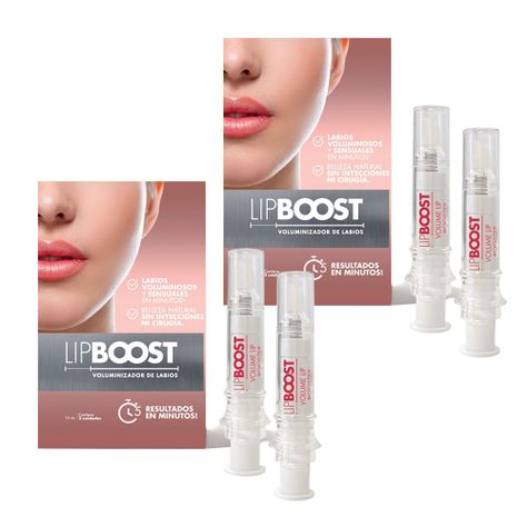 Lip Boost - 2 Estuches con 2 frascos (2 Meses)-0