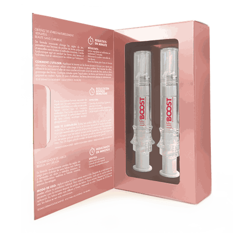 Lip Boost - 2 Estuches con 2 frascos (2 Meses)-1
