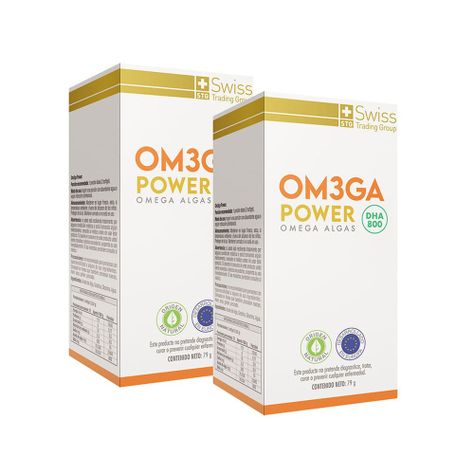 Omega 3 Power - Dos Frascos con 60 unidades cada uno-1