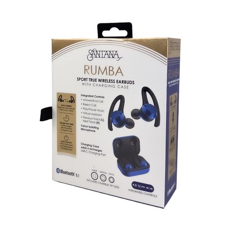 Auriculares Santana Rumba set 2 auriculares con cargador-2