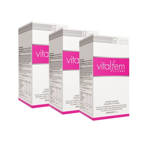 Vitalfem Uricare 3 Frascos con 30 capsulas c/u-1