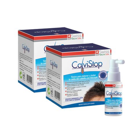 Calvistop - 2 Estuches con 4 frascos (2 meses)-1
