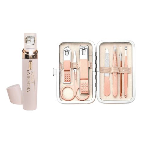 KIT Epilwiz depiladora + Set de Manicura-0