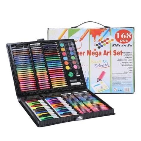 Set Lapices Para Niños 168 Lápices para Pintar Y Colorear-0