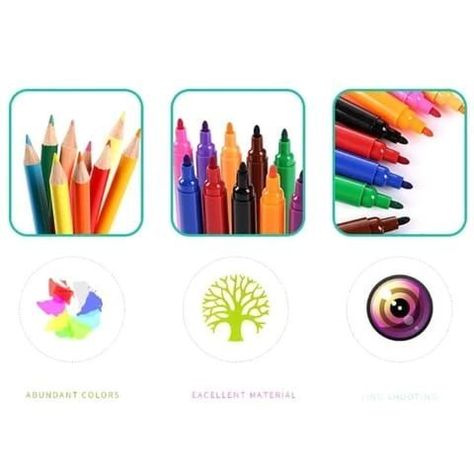 Set Lapices Para Niños 168 Lápices para Pintar Y Colorear-3