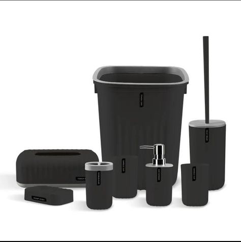 Set Juego De Baño 8 Piezas Accesorios Elegante -0
