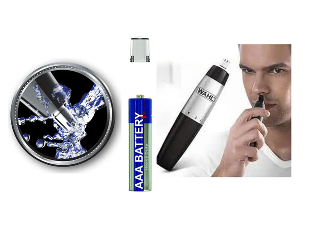 TRIMMER DEPILADOR NASAL Y DE OÍDO WAHL USO EN EL AGUA-0