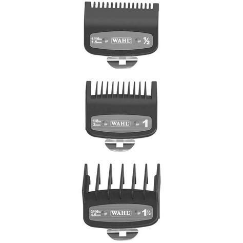 PACK DE 3 PEINES GUÍA WAHL PREMIUM-0