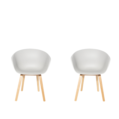 SET DE 2 SILLAS DE COMEDOR NAPOLES BLANCO-0
