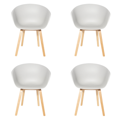 SET DE 2 SILLAS DE COMEDOR NAPOLES BLANCO-6