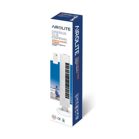 VENTILADOR TORRE VT06R AIROLITE C/CONTROL REMOTO-6
