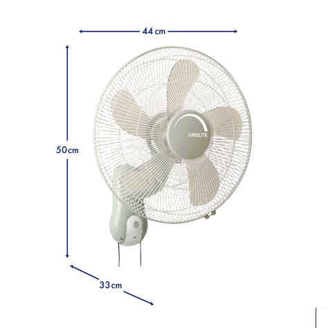 Ventilador Oscilante Mural 16  Con Piola V16m6 Airolite-4