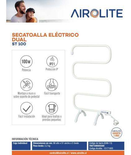 SECATOALLAS DUAL 100W-5