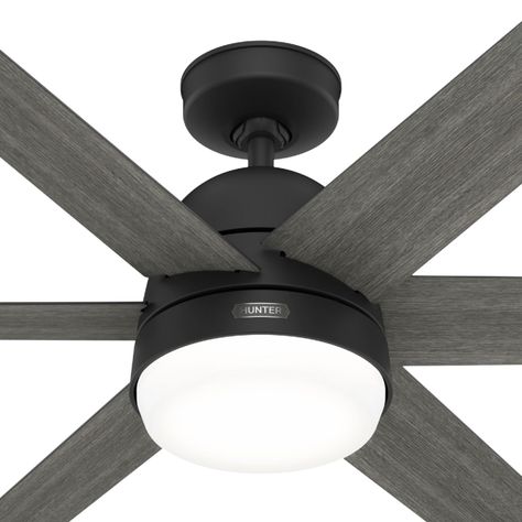 VENTILADOR DE TECHO ARETE MATTE BLACK 52-4