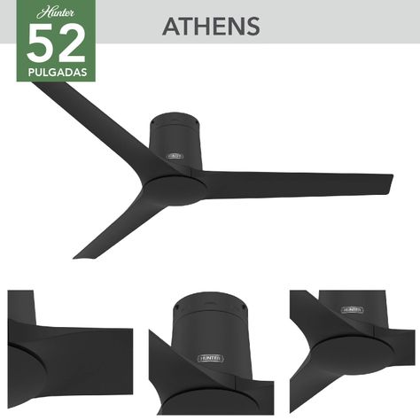 VENTILADOR TECHO ATHENS LOW PROFILE 52-5