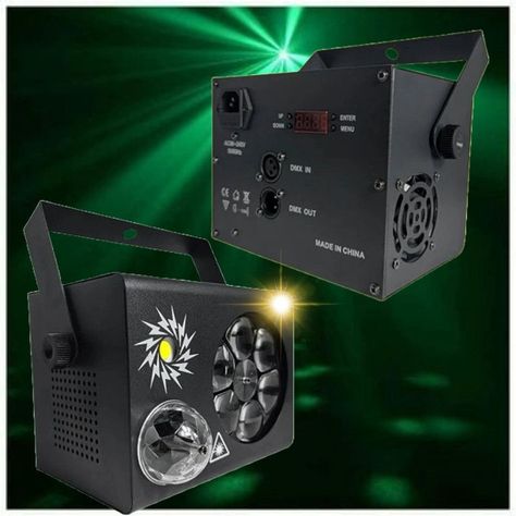 Maquina Luces Bola Magica Laser Efecto Estroboscopicas Lau-5