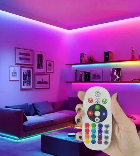 Controlador Iluminador LED RGB Manguera Control Remoto Jhn-2