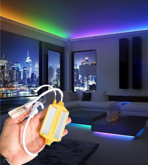 Controlador Iluminador LED RGB Manguera Control Remoto Jhn-4