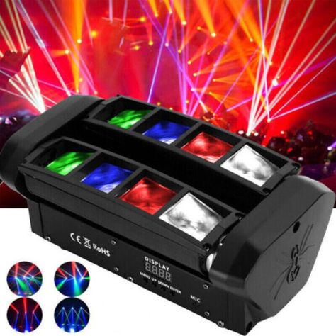 Proyector Luces Movil Fiestas Bares Eventis Bailes DJ Lau-3