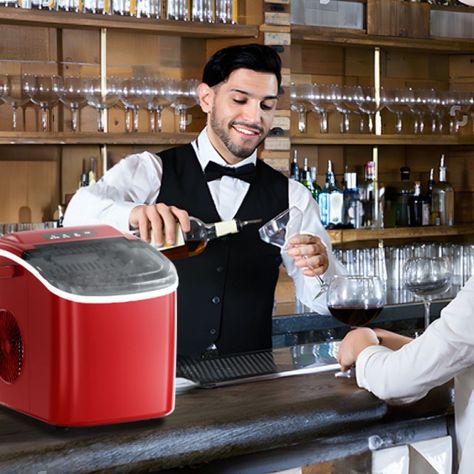 Máquina Portátil Hielo Compacta Encimeras Moderna Jhn-5