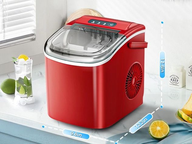 Máquina Portátil Hielo Compacta Encimeras Moderna Jhn-8