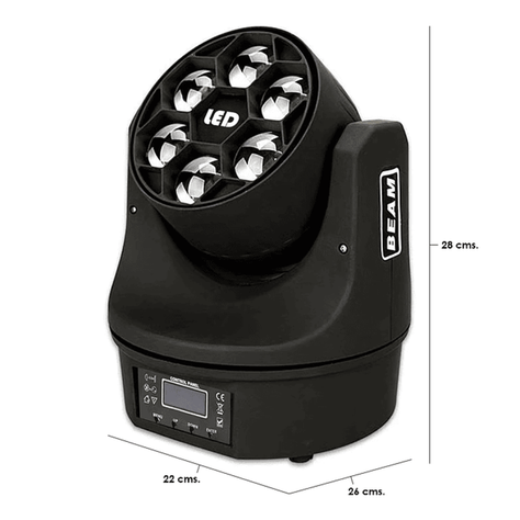 Proyector Foco Iluminacion Laser Movil 4 en 1 Lau-2