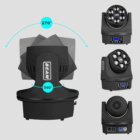 Proyector Foco Iluminacion Laser Movil 4 en 1 Lau-3