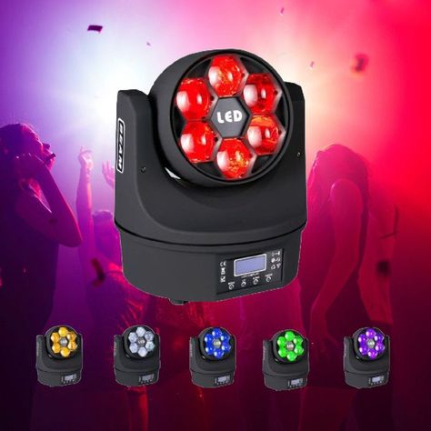 Proyector Foco Iluminacion Laser Movil 4 en 1 Lau-8