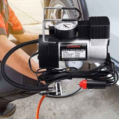Compresor Aire 12V Neumático Motocicleta Automóvil Lau-4