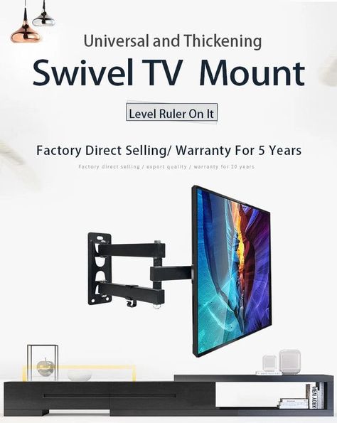 Soporte Tv Pared Led Lcd Vesa Movimiento Completo Rondon-2