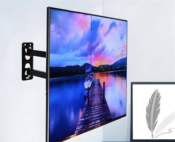 Soporte Tv Pared Led Lcd Vesa Movimiento Completo Rondon-6