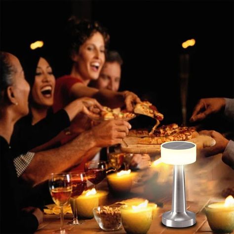Lampara LED Portatil Metal Brillo Decoracion Retro Lau-1