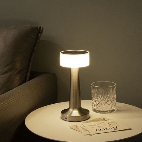 Lampara LED Portatil Metal Brillo Decoracion Retro Lau-4