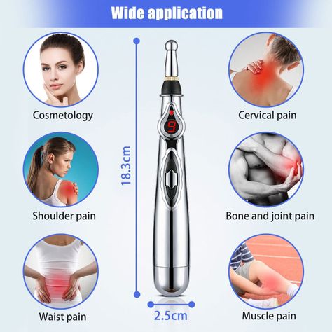 Bolígrafo Acupuntura Eléctrico Terapia Muscular Rondon-6