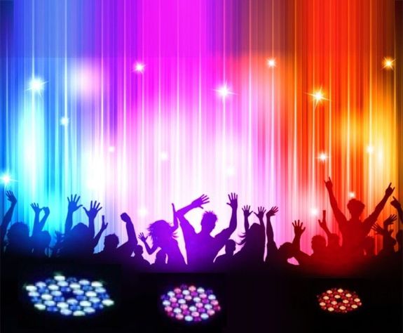Luces Discoteca RGB Escenario Fondo Activado Voz Rondon-4