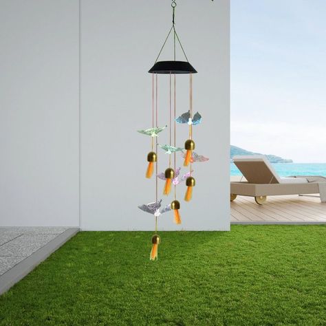 Lampara Solares Campanillas Exterior Led Patio Jardin Lau-0