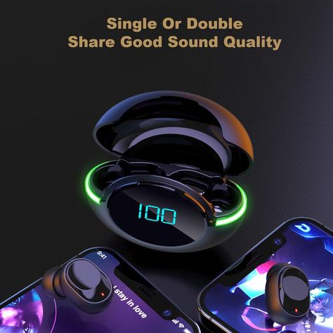 Audifonos Auriculares AKS Inalambricos Manos Libres Lau-6