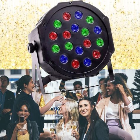 Luz Par LED RGB DMX Escenario Discoteca DJ Party Rondon-3