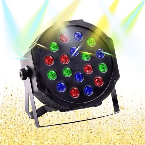 Luz Par LED RGB DMX Escenario Discoteca DJ Party Rondon-4