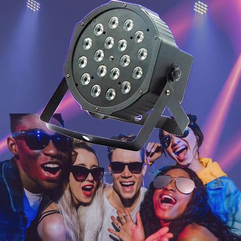 Luz Par LED RGB DMX Escenario Discoteca DJ Party Rondon-7